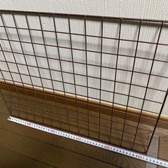【ネット決済】ワイヤーネット茶色　52×41cm