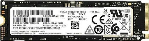 サムスン PM9A1 M.2 Gen4 NVMe SSD 512GB