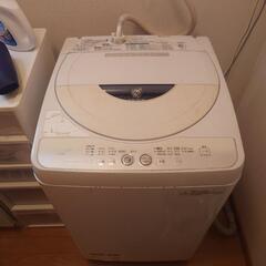 洗濯機　4.5kg SHARP ES-FG45L-H　2014年...