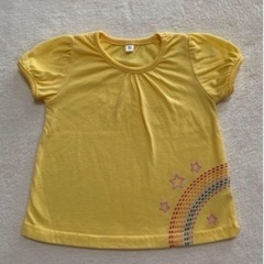 【ネット決済・配送可】虹色の黄色いTシャツ