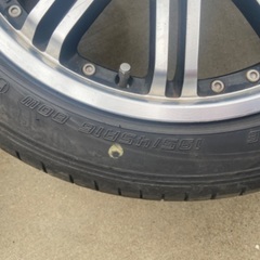 195-45-16 タイヤバリ山