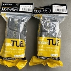 自転車タイヤチューブ2本セット新品