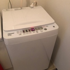 【ネット決済】Hisense 2022年製　洗濯機　5.5kg
