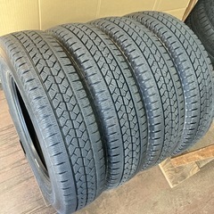 直売正本良品!スタッドレス 155/80R14 LT 4本 TOYO DELVEX934 8～9分上 2019年 送料込17000円～ S3477 中古品