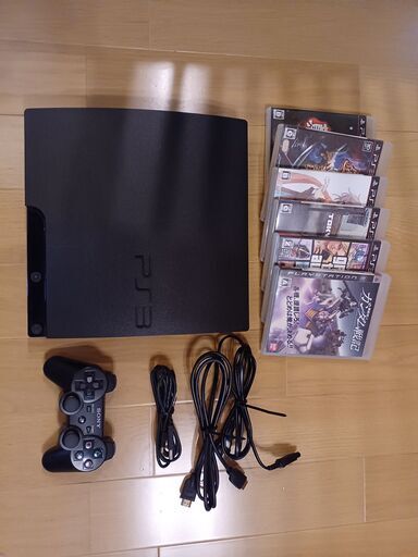 送料無料　SONY PlayStation3 CECH-3000A　ソフト6本付き