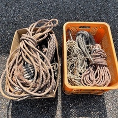 【お取引中】船で使っていた時のロープ各種