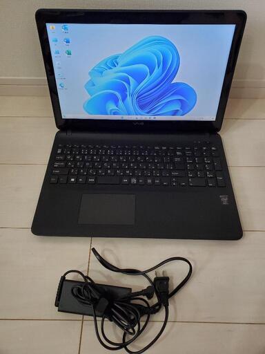 SONY ノートパソコン 15.6インチ  SSD Win11Pro Office2021(美品)