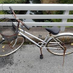 (chariyoshy出品)27インチ自転車シルバー