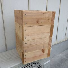 日本ミツバチ　重箱式　巣箱　継箱　杉　4段セット