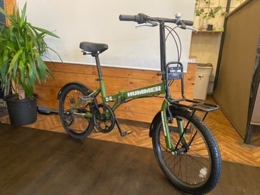 【HUMMER】20インチ　折りたたみ自転車　7速