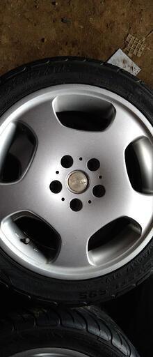 ウェストホイール225/45-17インチ、タイヤ五分山 取りに来て頂ければ