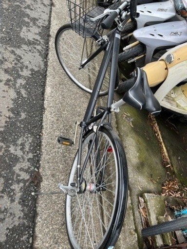 ママチャリ シティ 自転車 スマホホルダー付き noARu Holder サイクルスポット 27インチ 3段変速 CS-273CROSS-HDR