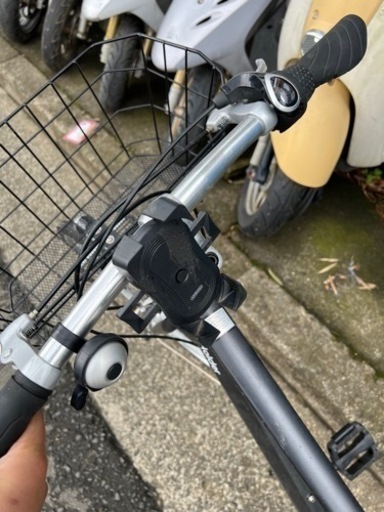 ママチャリ シティ 自転車 スマホホルダー付き noARu Holder サイクルスポット 27インチ 3段変速 CS-273CROSS-HDR