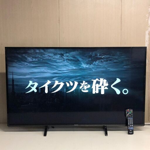 A-476 Panasonic VIERA 4K 55型 液晶テレビ TH-55FX600 リモコン付き 2019年製 ジャンク パナソニック ビエラ ジャンク