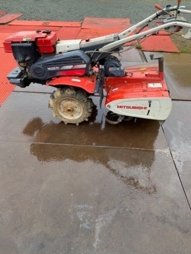 三菱ディーゼル耕耘機MS61Dリコイル始動確認済、セル始動未確認、埼玉県