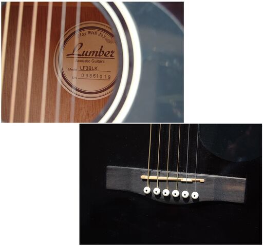 島村楽器【Lumber】ランバー アコースティックギター LF3BLK Lumber 
