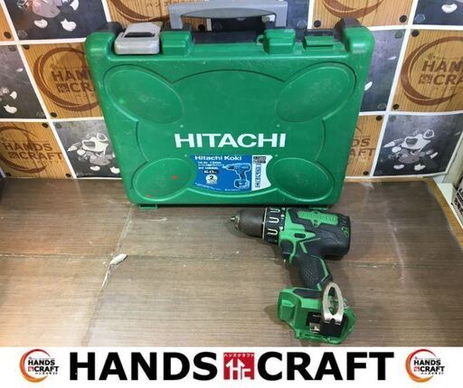 日立　DV14DBSL　振動ドリル　中古品　本体のみ　18V　ケース壊れあり　【ハンズクラフト宜野湾店】