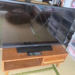 液晶テレビSHARP 40インチ2015年製テレビ台アンテナケー...