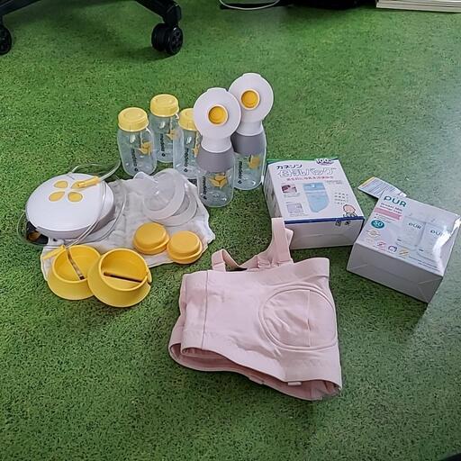 電動搾乳機セット medela メデラ 両胸用(ダブルポンプ)