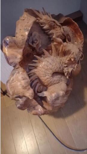 アコーディオン弾きの木彫りの置き物　一刀彫り　手作り品 道刃物工業 10009001 仏像彫刻トライアルキット : 測定器・工具