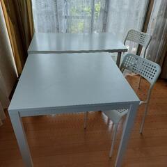 IKEA　テーブル２台&椅子２脚