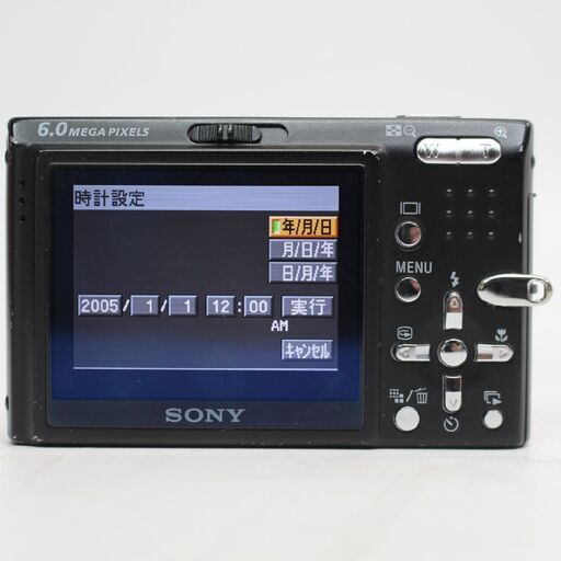 464)SONY Cyber-shot DSC-T9 デジタルカメラ ブラック 黒 有効600万画素、光学式手ブレ補正 Amazon | SONY サイバーショット DSC-T9 B (600万画素 3倍ズーム