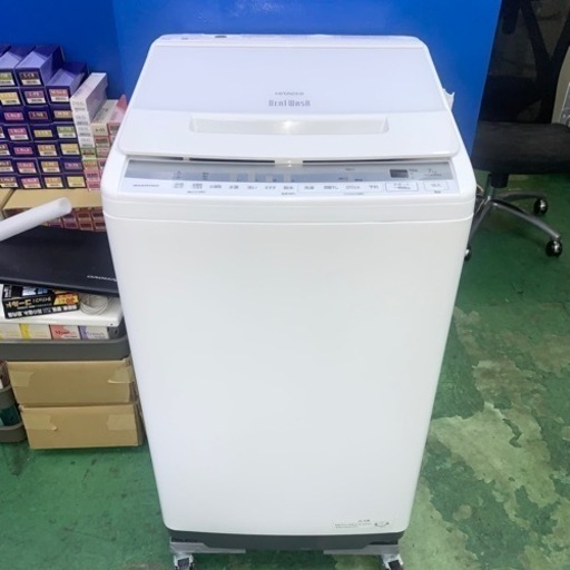 ⭐️HITACHI⭐️全自動洗濯機　2021年7kg  美品　大阪市近郊配送無料