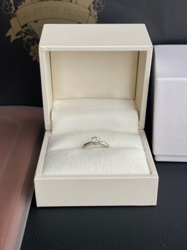 婚約指輪 プラチナ900 ダイヤモンド0.34ct-