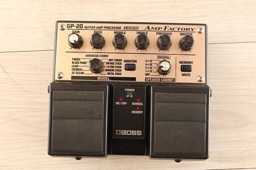 BOSS GP-20 GUITAR AMP PROCESSOR マルチエフェクター (P1601wY)