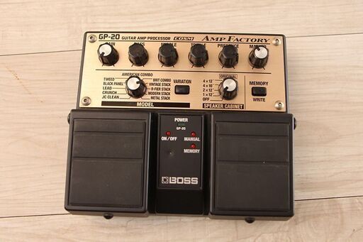 BOSS GP-20 GUITAR AMP PROCESSOR マルチエフェクター② (P1602wY)