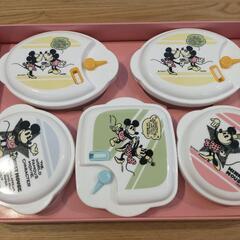 【再値下げ】Disney ミッキー＆ミニー　電子レンジ容器5個セット