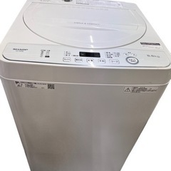 NO.446 【2020年製】SHARP 全自動洗濯機 5.5k...