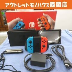 動作OK！ 任天堂 Switch 本体 ネオンブルー/ネオンレッド 2019年 新