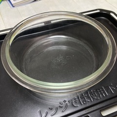 耐熱ガラス　深皿　透明