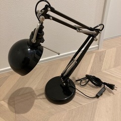 IKEA テーブルランプ　ワークランプ　黒