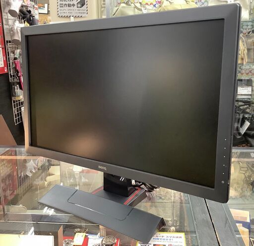 BenQ 24インチ ワイド モニター 液晶モニター 1920×1080 GL2450-B 2019年製 VGA/DVI/HDMI 【ユーズドユーズ名古屋天白店】J2558