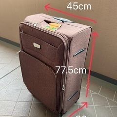 一回使用しました！スーツケース8000円