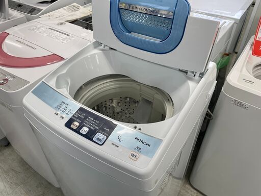 洗濯機の分解クリーニング行っています！配送設置込み　日立5.0K洗濯機　2016年製　分解クリーニング済み！！