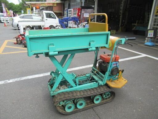 引き取り限定 筑水キャニコム BFP408 油圧ダンプリフト 運搬機 4馬力