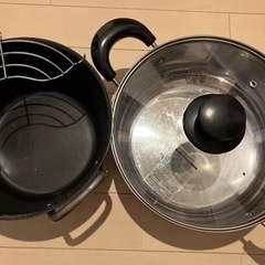 決まりました【調理器具セット】揚げ物鍋、鍋
