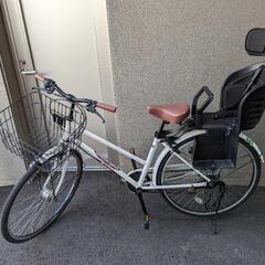 【子供乗せ自転車】シマノ製・6段変速ギア付き