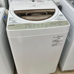 TOSHIBA 東芝 6㎏洗濯機 2017年式 AW-6G5 No.5867● ※現金、クレジット、ぺイペイ、スマホ決済対応※