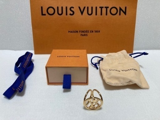 LOUIS VUITTON ルイ ヴィトン ビジュー フラール ルイーズ スカーフリング メタル ゴールド M64289 未使用品　正規品