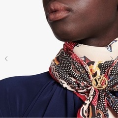 LOUIS VUITTON ルイ ヴィトン ビジュー フラール ルイーズ スカーフリング メタル ゴールド M64289 未使用品　正規品