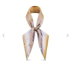 LOUIS VUITTON ルイ ヴィトン ビジュー フラール ルイーズ スカーフリング メタル ゴールド M64289 未使用品　正規品