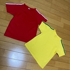赤と黄色のシャツ　120