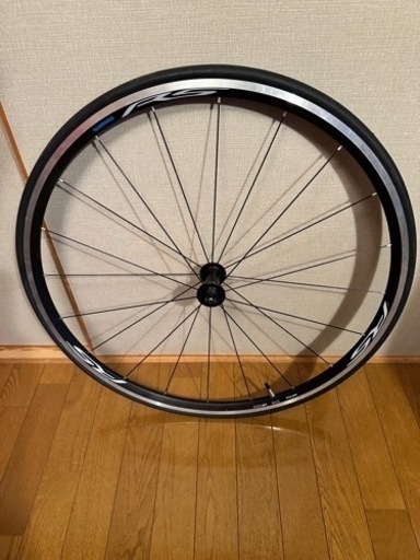 未使用　シマノ(SHIMANO) フロントホイール WH-RS100 700c QR:133mm EWHRS100FB