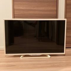 【美品】シャープ32V型AQUOSハイビジョン液晶テレビ ホワイト