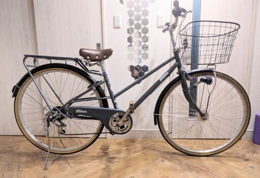 ショップ アサヒサイクル 27インチshimanoギア付き自転車
