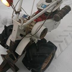 除雪機　排土板　クボタバインダー改造